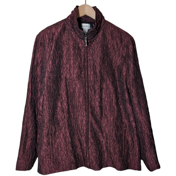 Chicos Quilted Jacket Womens XL / 16 - Picture 1 of 7